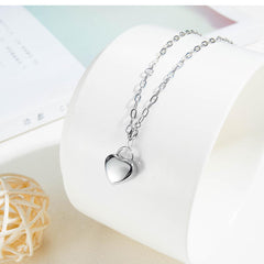 Stainless Steel Love Heart Necklace