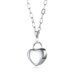 Stainless Steel Love Heart Necklace