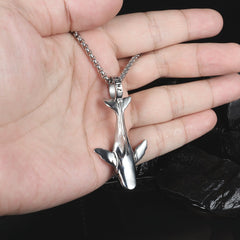 Stainless Steel Whale Necklace