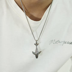 Stainless Steel Whale Necklace