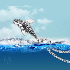Stainless Steel Whale Necklace