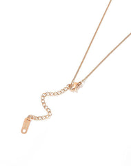 Steel Balls Y Shaped Necklace