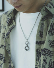 Stainless Steel Vintage Snake Necklace