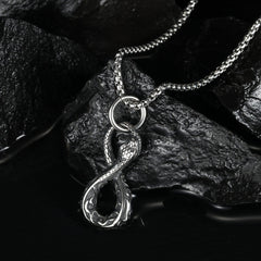 Stainless Steel Vintage Snake Necklace