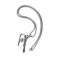Men's Steel Kitchen Knife Necklace