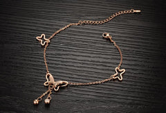 Stainless Steel Rose Gold Anklet