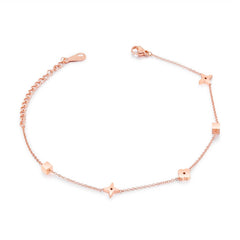 Stainless Steel Rose Gold Anklet Bracelet