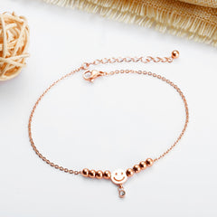 Stainless Steel Rose Gold Anklet Bracelet