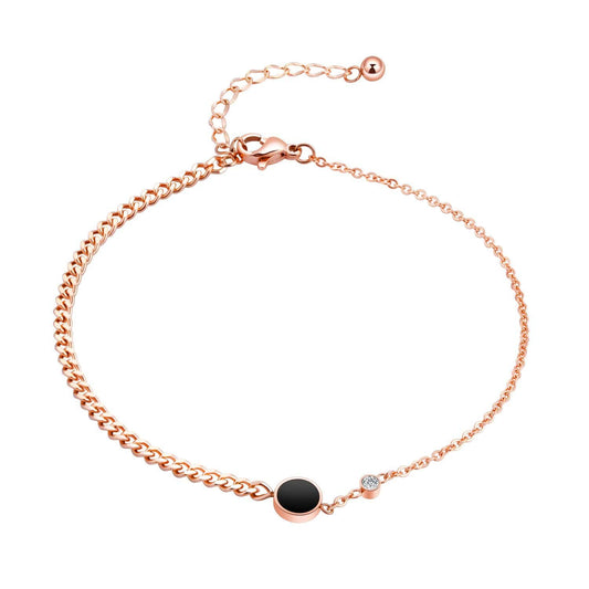 Stainless Steel Rose Gold Bracelet for Anklet