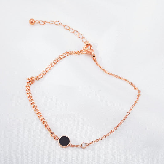 Stainless Steel Rose Gold Bracelet for Anklet