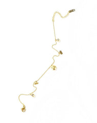 Stainless Steel Rose Gold Kiss Me Anklet Bracelet