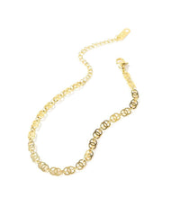 Stainless Steel Gold Ancklet