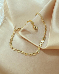 Stainless Steel Gold Ancklet