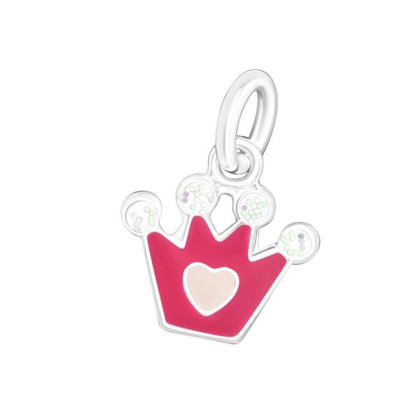 Silver Crown Charm
