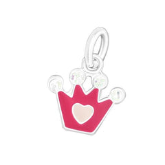 Silver Crown Charm
