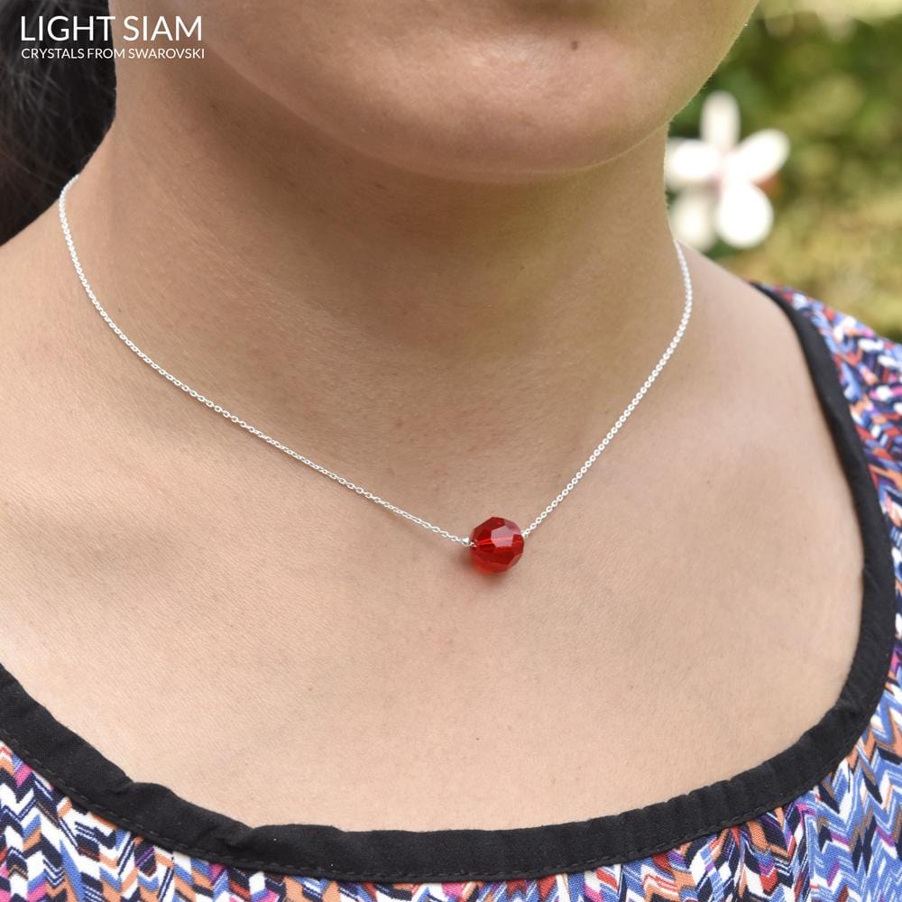 Silver Light Siam  Choker