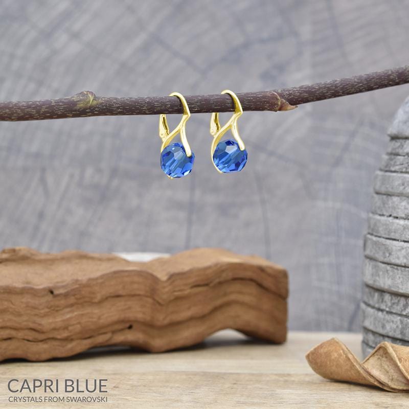 24K Gold Capri Blue Jewellery Set