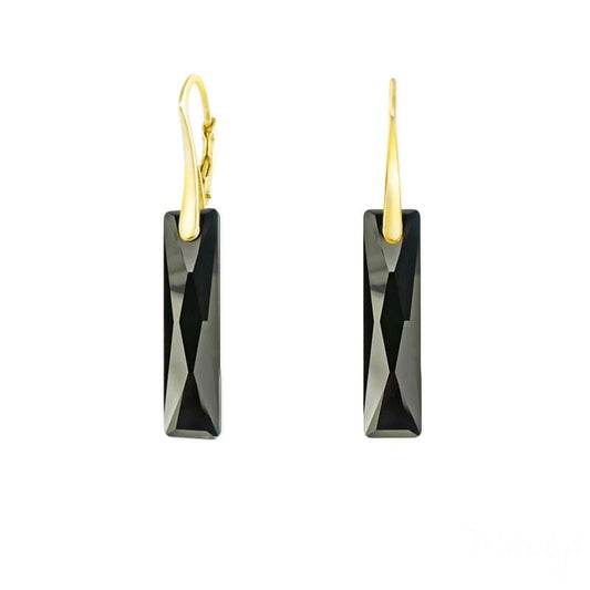 Jet Black 24K Gold Jewellery Set