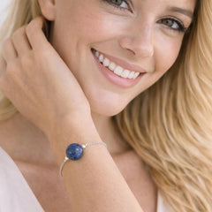 blue gemstone bracelet