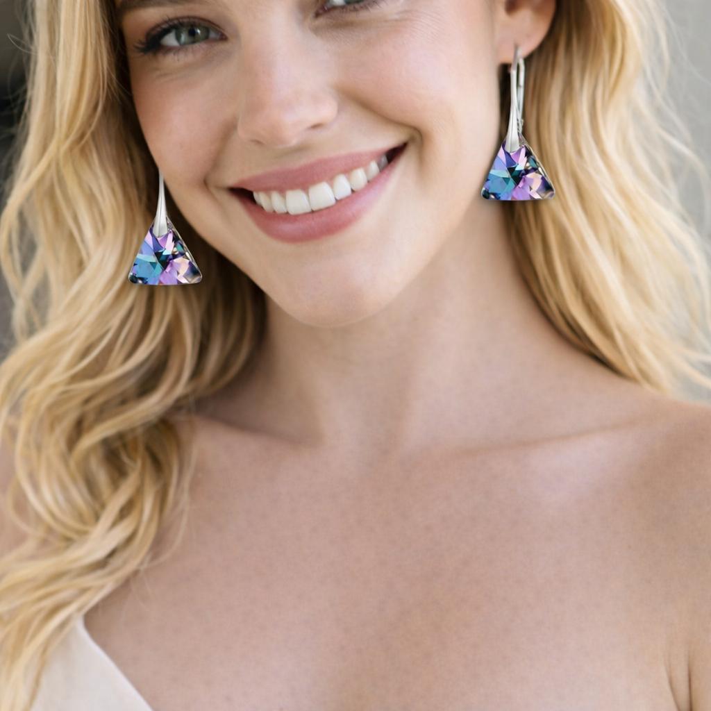 triangle earrings