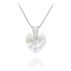 Silver Heart Fine Necklace for Women