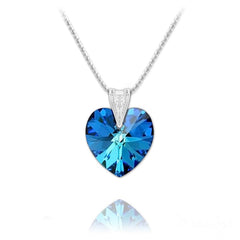 Silver Heart Fine Necklace for Women