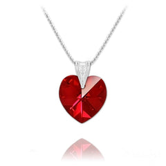 Silver Heart Fine Necklace for Women