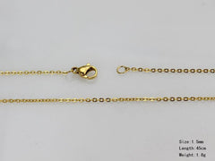 Stainless Steel Gold Chain Necklace for Women