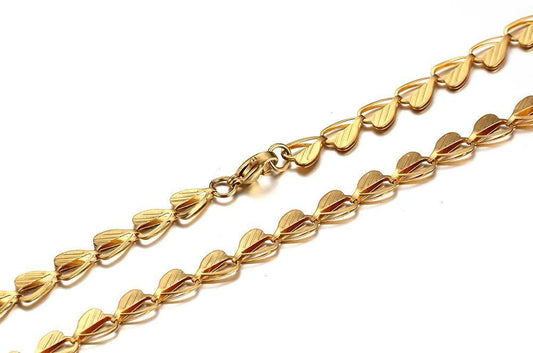 Stainless Steel Gold Chain Necklace for Womens