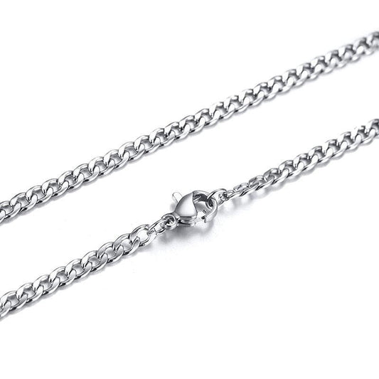 Stainless Steel Silver Chain Necklace