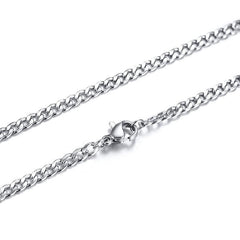 Stainless Steel Silver Chain Necklace