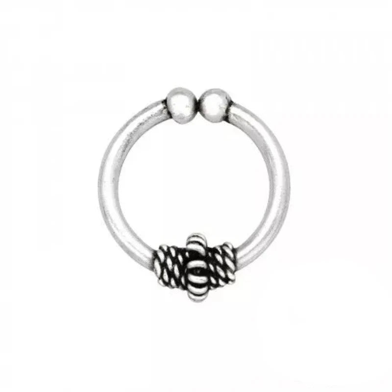 Silver Bali Nose Clip