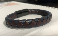 Mens  Genuine Leather Bracelet