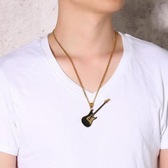 Stainless Steel Guitar Neckalce