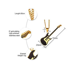Stainless Steel Guitar Neckalce