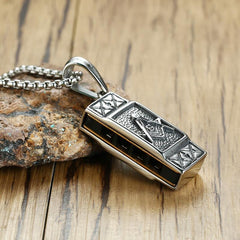 Stainless Steel Harmonica necklace