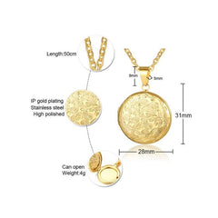 Stainless Steel Photo Frame Locket