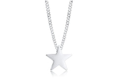 Steel Multi Layer Star Bar Necklace