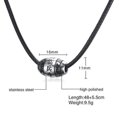 Stainless Steel Chinese Necklace