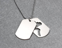 Stainless Steel Rainbow Necklace