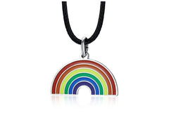 Stainless Steel Rainbow Necklace