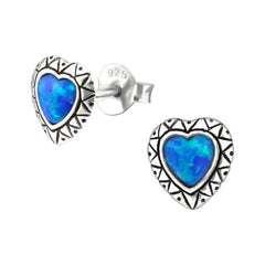 Heart Stud Earrings