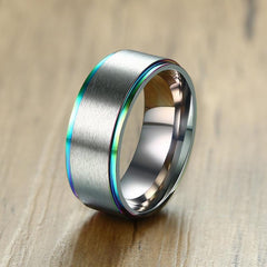 Stainless Steel Rainbow Edge Ring