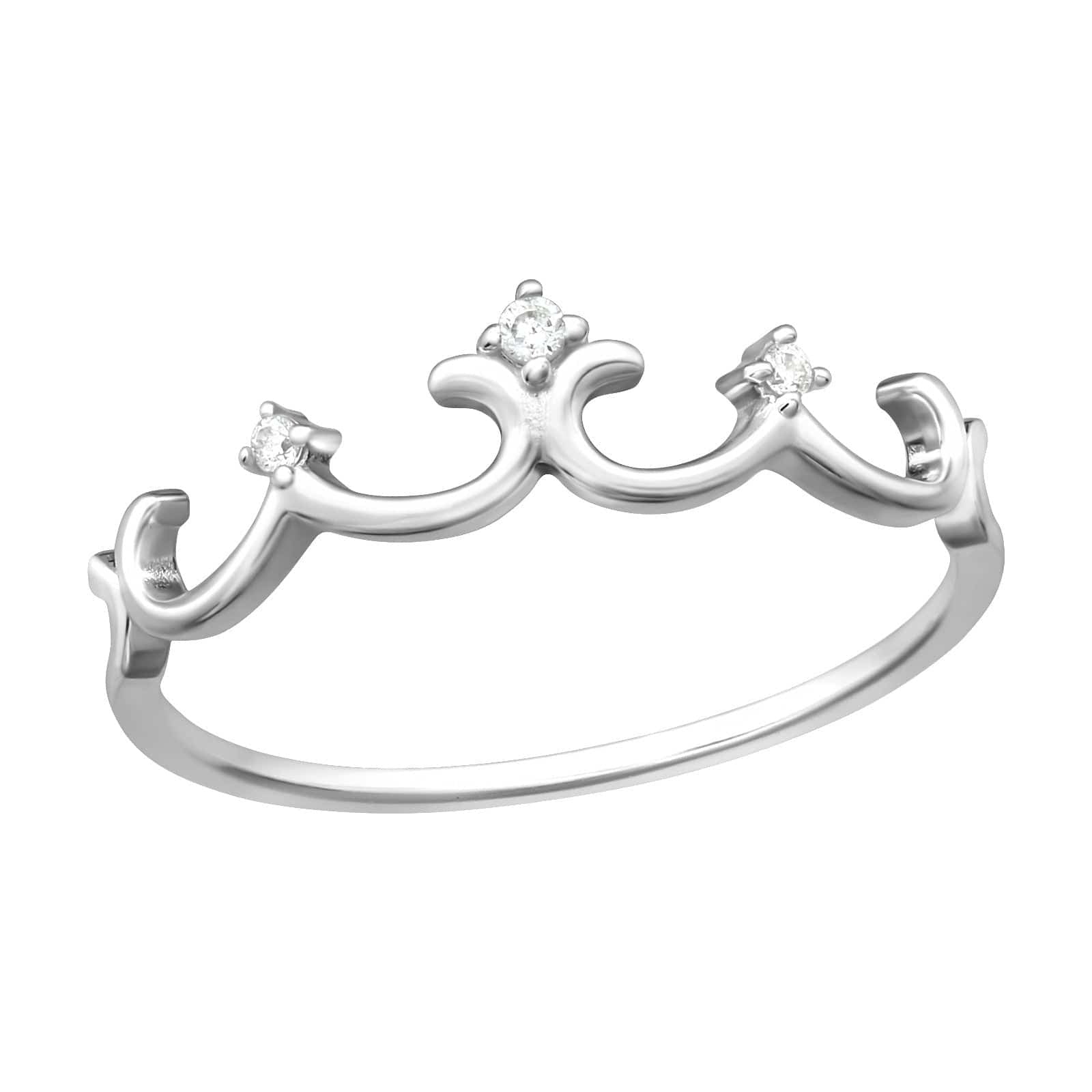 Silver Crown Ring
