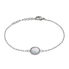 Steel Round Bracelet for Women