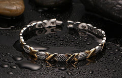 Leaf Gold Best Magnetic Health Bracelet for Women