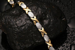 Leaf Gold Best Magnetic Health Bracelet for Women