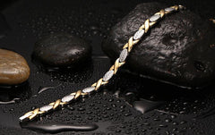 Leaf Gold Best Magnetic Health Bracelet for Women