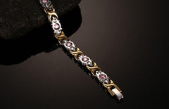 Stainless Steel Silver and Gold Magnetic Bracelets for Women
