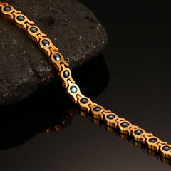 Womens Luxury Gold Magnetic Bracelet